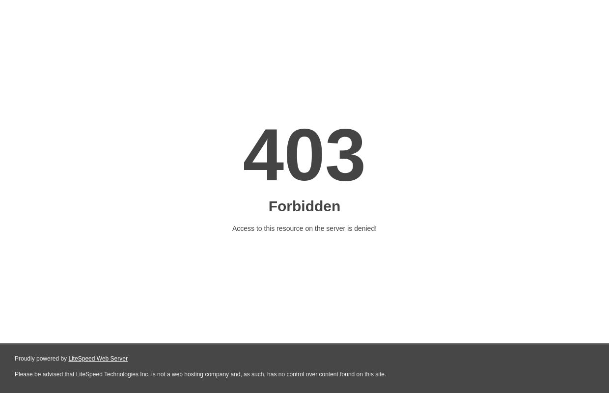  403 Forbidden

